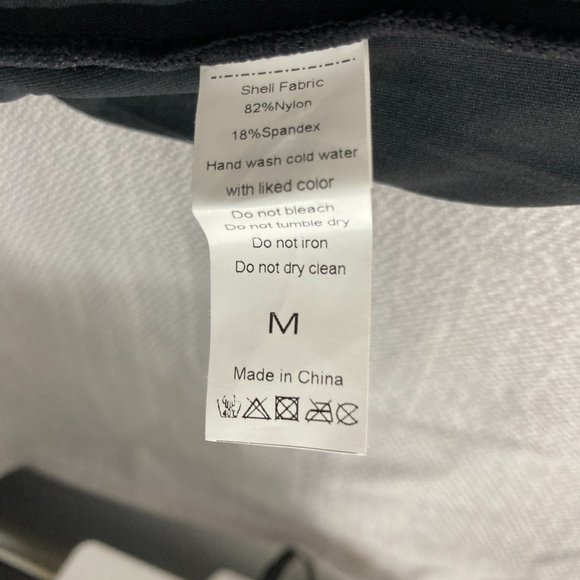 MY CHARMO Women Padded Bra Bathing Suit One Piece Sz SMALL Pink Black UPF 50+ - Picture 3 of 13